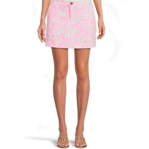 LILLY PULITZER Clarissa Sunset Pink Beach Skirt Size 8